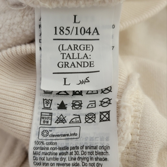 Allsaints Diverge Oth Hood in Ash White Size Large - Picture 6 of 7